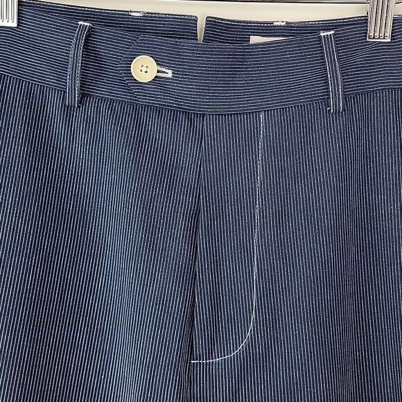 Max 'N Chester Jeffery B Indigo Fineline Blue Pinstripe Pants 36 RUNS SMALL - Picture 10 of 15
